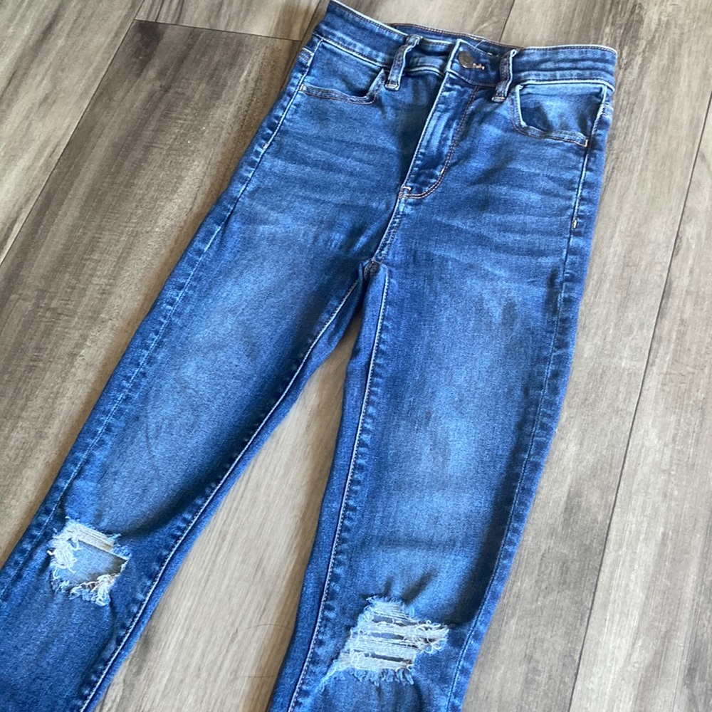 American eagle super high rise jeggings